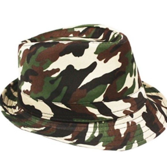 cattoni Other - Camo Adult Fedora Hat Camouflage